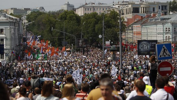 Millions opposition rally in Moscow