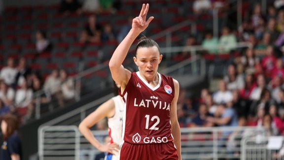 Latvijas basketbolistes, gaidot finālturnīru, pārliecinoši uzvar Dienvidkoreju Latvijas basketbolistes, gaidot finālturnīru, pārliecinoši uzvar Dienvidkoreju