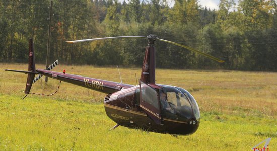 No slimnīcas izrakstīts oktobrī Priekules novadā avarējušā helikoptera pilots