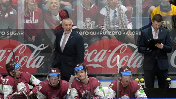 Hokejs, pasaules čempionāts: Latvija - Šveice