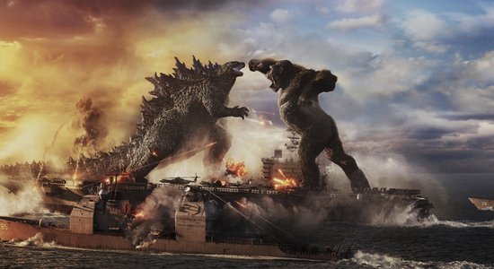 'Godzilla vs. Kong' testē pasaules ūdeņus: filmas rezultāti labākie pandēmijas laikā