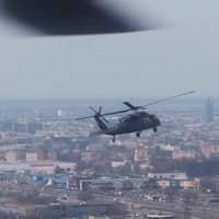 Rīga no ASV īpašo uzdevumu 'Black Hawk' lidojuma