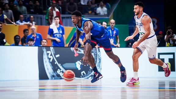 Basketbols, Pasaules kauss. Ceturtdaļfināls: Itālija - ASV - 7