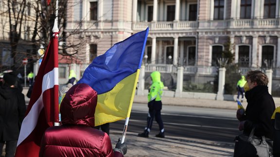 Protests pie Krievijas vēstniecības 24.02 - 28