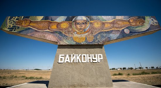 Foto: Krievijas kosmosa pilsētiņa Kazahstānas nekurienē Baikonura