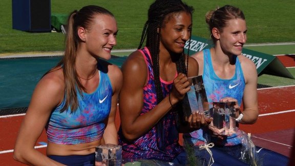 Laura IKAUNIECE-ADMIDINA, Nafissatou THIAM,  Carolin SCHÄFER Heptathlon