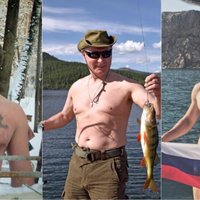 Putina brīvdienu foto aizsāk vīrišķīgu stulbingu