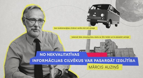 Mārcis Auziņš: no nekvalitatīvas informācijas cilvēkus var pasargāt izglītība