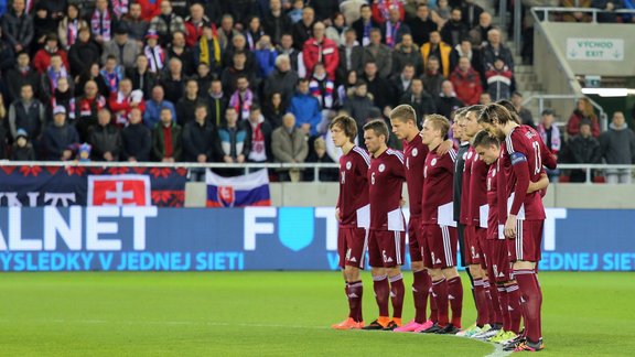 Latvijas futbola izlase pārbaudes mačā pret Slovākiju - 12