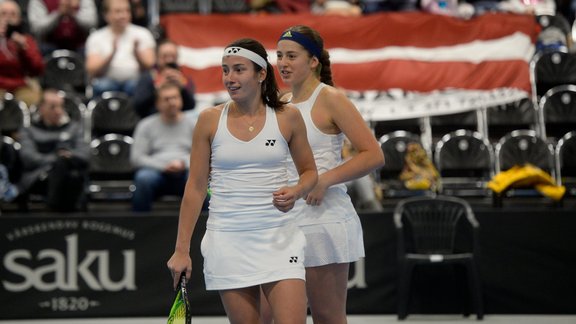 Anastasija Sevastova un Jeļena Ostapenko