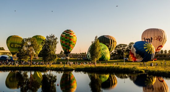 ФОТО. Как выглядит Даугавпилс с высоты полета воздушного шара