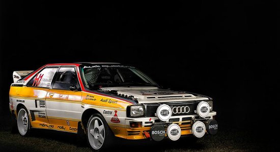 Ar Latvijā būvētu 'Audi Quattro' piedalīsies vēsturiskajā rallijā Sanmarīno