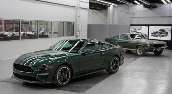 'Ford Mustang' par godu 'Bullitt' filmas 50 gadu jubilejai