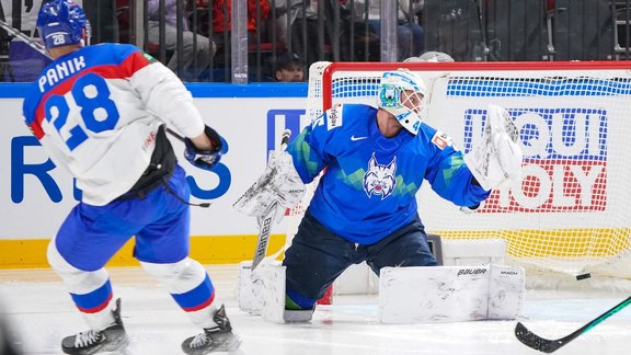 Hokejs 2023, pasaules čempionāts: Slovākija - Slovēnija