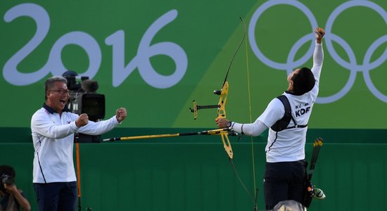 Arī pēdējo Rio olimpisko zeltu loka šaušanā iegūst Dienvidkoreja