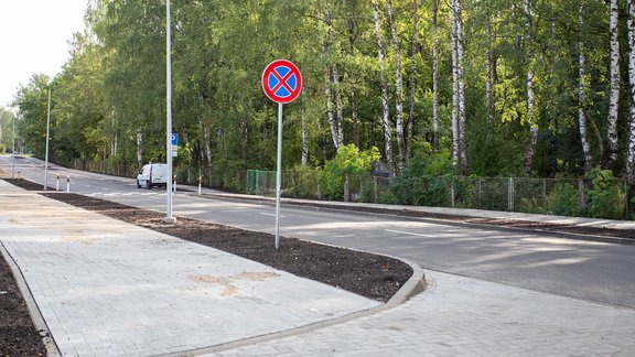 Rekonstruētā Tumes iela Ziepniekkalnā