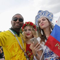 ФОТО: Как "зажигают" болельщики на чемпионате мира в России