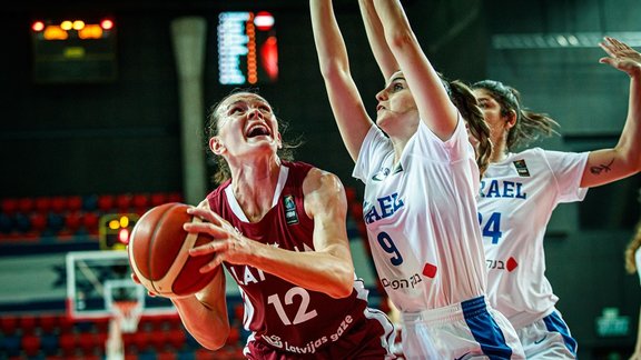 Basketbols, sievietes, Eiropas čempionāta kvalifikācija: Latvija - Izraēla - 3