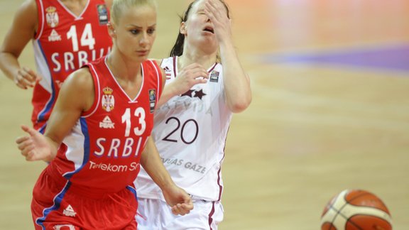 Basketbols: Latvija - Serbija - 60