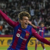 Video: fenomenāla debija – 17 gadus vecais Guju izrauj 'Barcelona' uzvaru 33 sekundēs