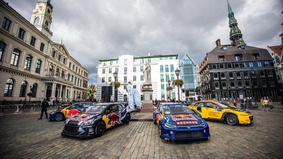 Rallijkross: World RX braucēju parāde Rīgā