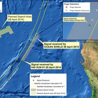 Malaizijas pazudusī lidmašīna: atkal izdodas uztvert 'melnās kastes' signālu