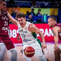 Lietuvas izlases basketbolists Jokubaitis: latvieši vēlējās vairāk, viņi bija ātrāki un stiprāki