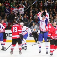 Igaunijas un Lietuvas hokeja izlasēm zaudējumi pasaules čempionātā