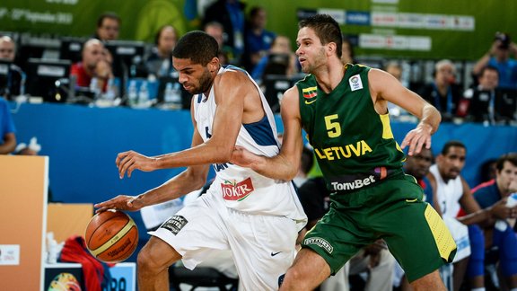 EČ basketbola: Lietuva - Francija