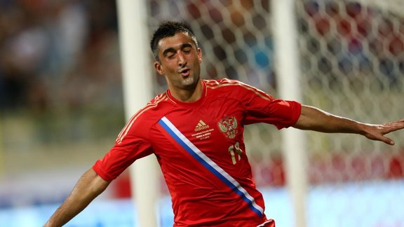 Alexander Samedov of Russia soccer