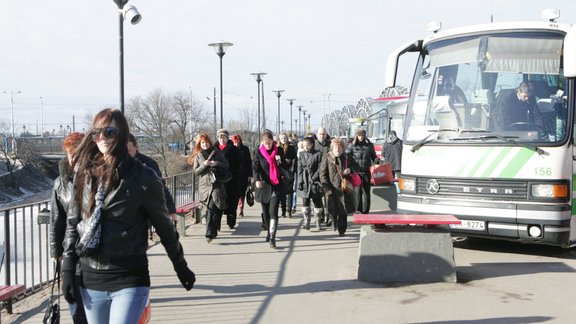 pasažieru pārvadātāju brīdinājuma protesta akcija