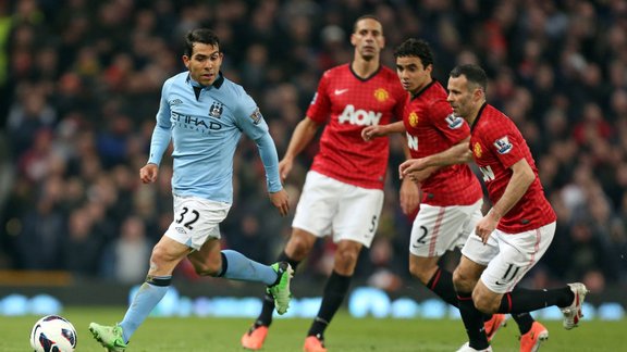 Carlos Tevez (Man City - Man United)