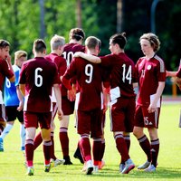 Latvijas U-19 futbolisti Baltijas kausā cīnās neizšķirti ar Lietuvas vienaudžiem