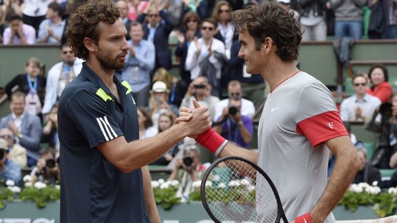 Gulbis - Federers 01.06.2014  - 12