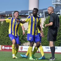 Pazudis FK 'Ventspils' rezultatīvākais spēlētājs Akinjemi