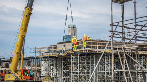 Rail Baltica pārvada demo siju montāža - 5