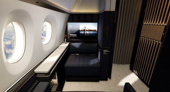 Обед для гурманов, двуспальная кровать и полное уединение: Как выглядит новый роскошный первый класс авиакомпании Lufthansa
