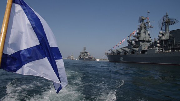 Russian Navy Day parade in Sevastopol