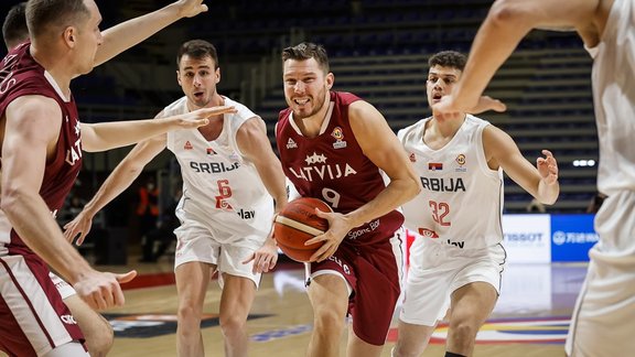 Basketbols, Pasaules kausa kvalifikācija: Latvija - Serbija - 18