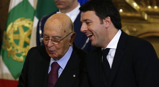 Itālijas jaunais premjerministrs nodevis zvērestu