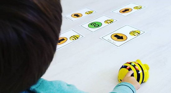 В Лиепае осваивают новый метод преподавания — математике и азам программирования детей учат роботы-пчелки