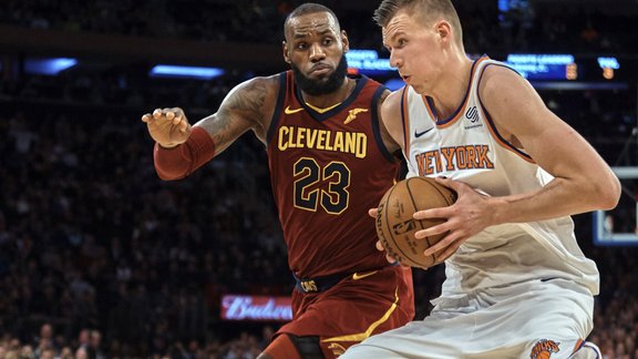 Basketbols, NBA spēle: Knicks - Cavaliers