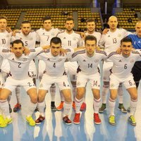ВИДЕО: Футзалисты сборной Латвии остались без побед в отборе ЧМ