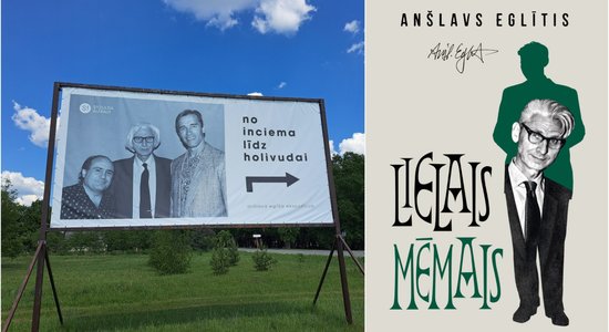 Pirmo reizi Latvijā iznāk Anšlava Eglīša grāmata par darbu Holivudā – "Lielais Mēmais"