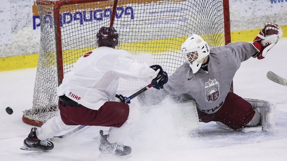 Hokejs, Latvijas U-20 hokeja izlase. Treniņš - 19