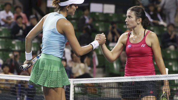 Garbine Muguruza, Anastasija Sevastova