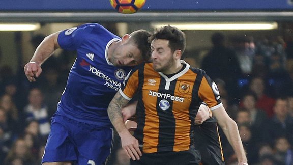 Gary Cahill and Ryan Mason