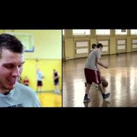 Video: Dairis Bertāns gatavojas NBA; Freimanis – izlasei