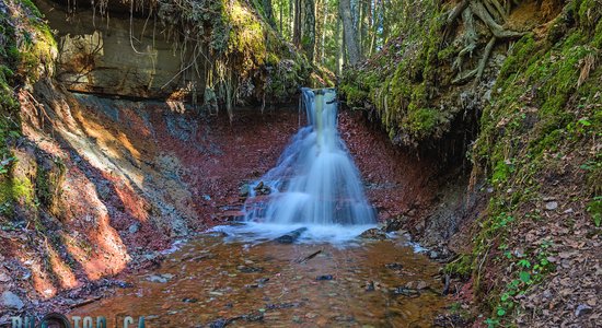 ФОТО. Скрытая жемчужина латвийской природы: Зартапский водопад