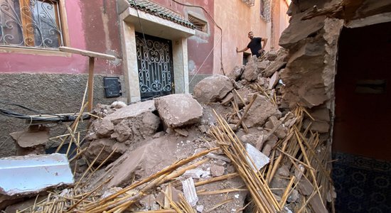 Zemestrīcē Marokā bojāgājušo skaits pārsniedzis 2,8 tūkstošus